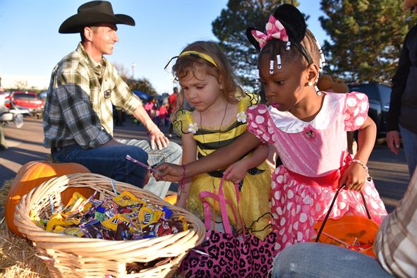 Kids on halloween